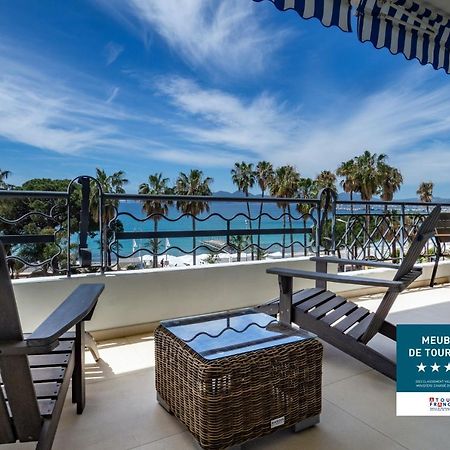 Cannes Croisette Superbe 3P Front De Mer Esterno foto