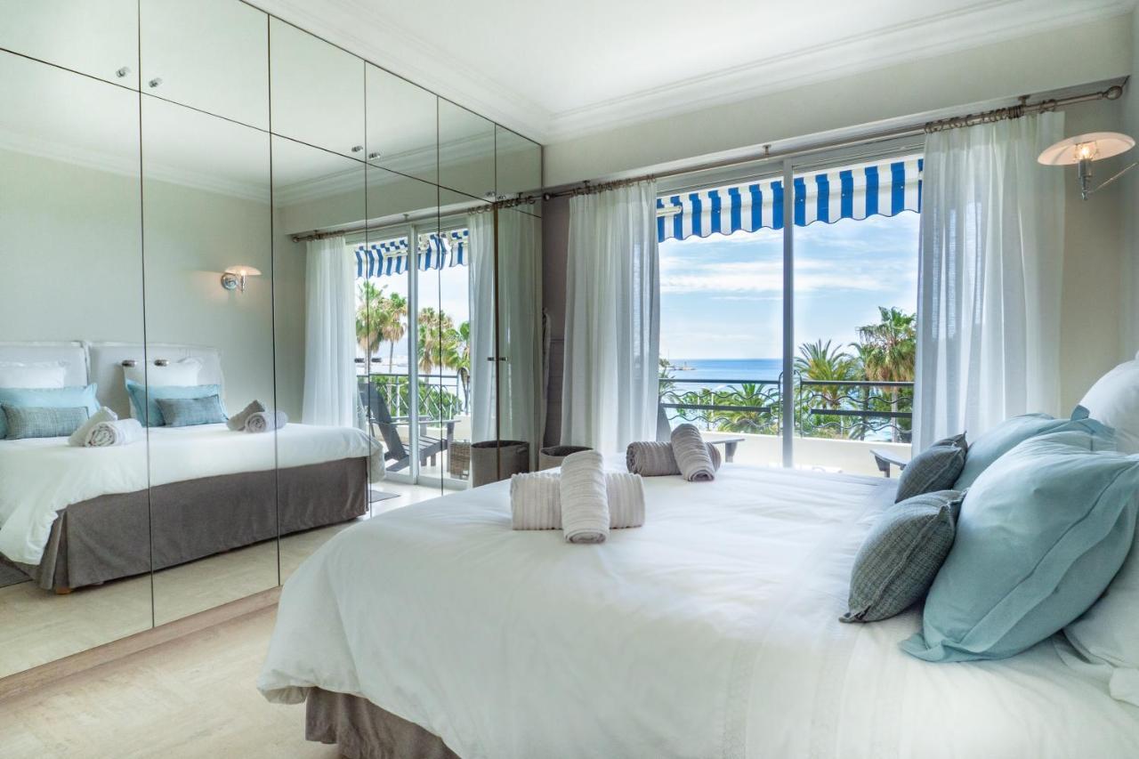 Cannes Croisette Superbe 3P Front De Mer Esterno foto