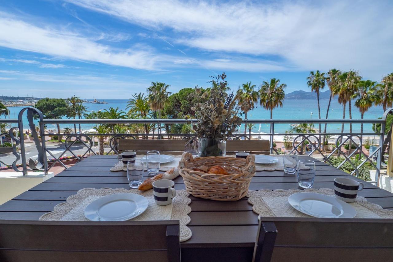 Cannes Croisette Superbe 3P Front De Mer Esterno foto